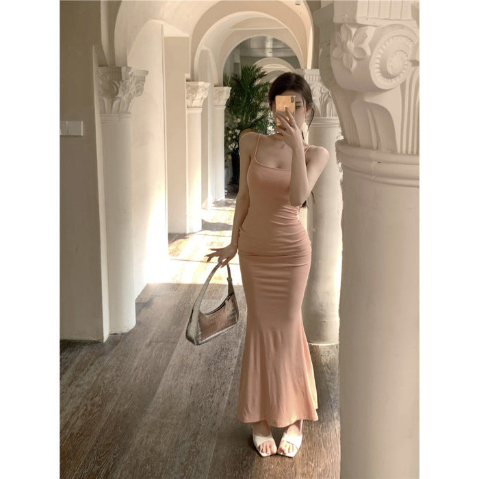 Pure Desire Style Chest-flattering Hot Girl Suspender Dress For Women